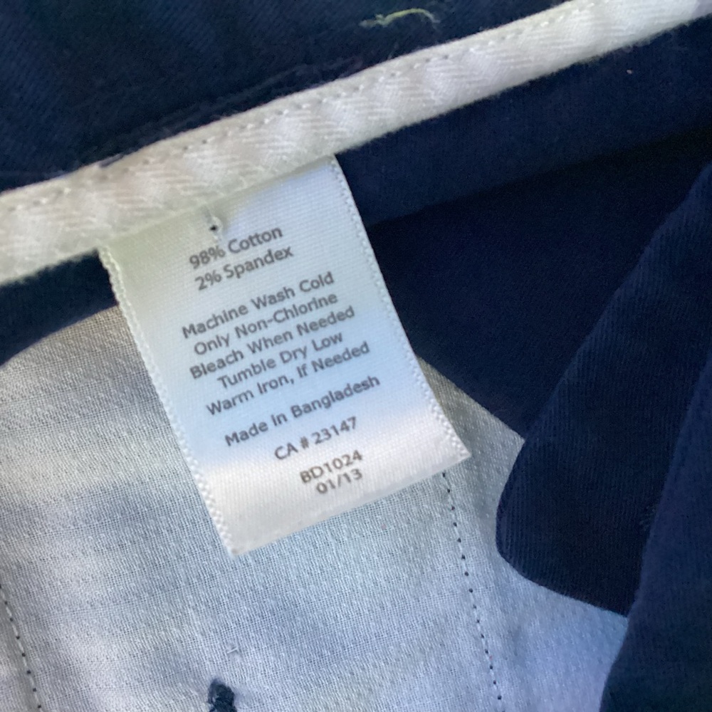 Talbots Navy Blue Bermuda Shorts Misses size 10 - Picture 3 of 7